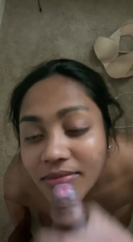Desi Nri Girl blowjob and taking cum in mouth