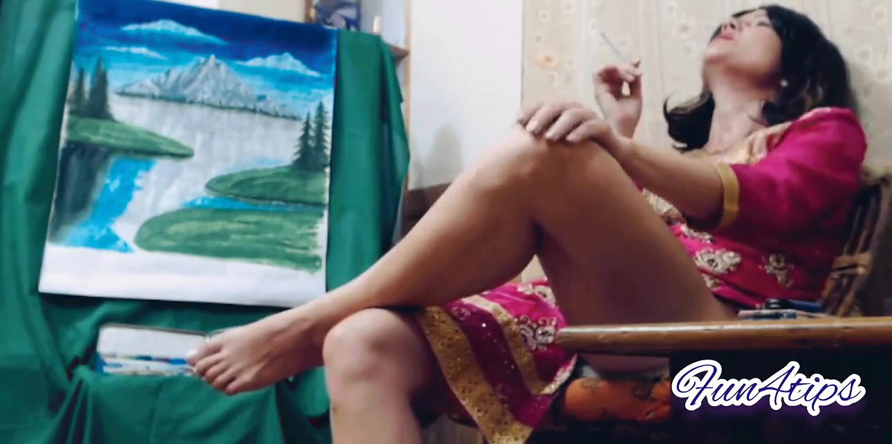 Hot MILF Taking a Smoke Break