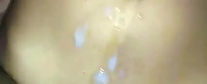 huge cum on her stomach