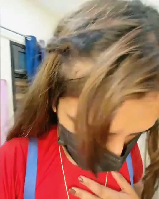 hot and sexy beautiful girl showing her ass in video call