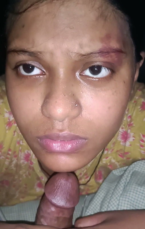 Young sweet girl Blowjob his brother dick