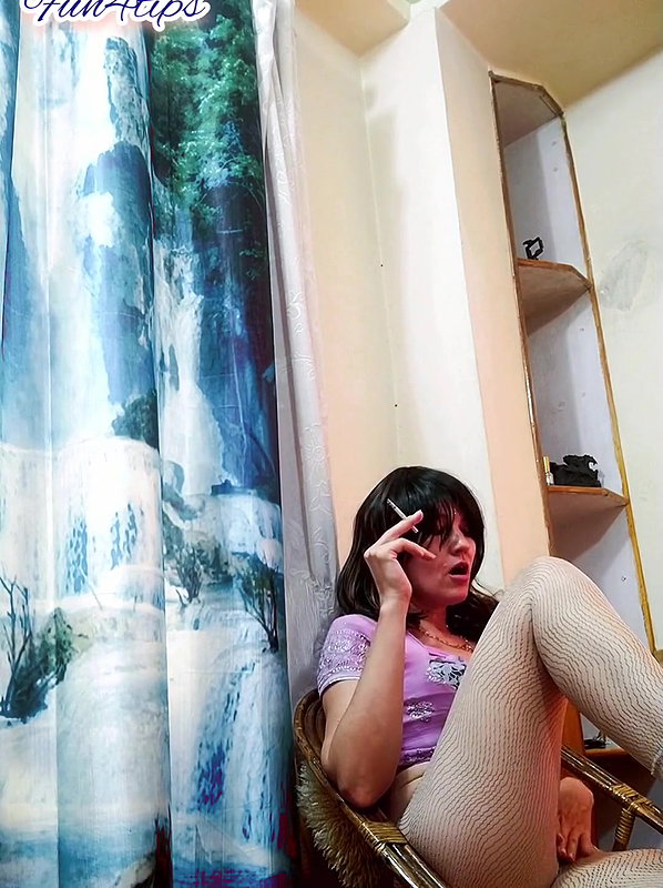 My neighbor’s smoking wife is a hot slut