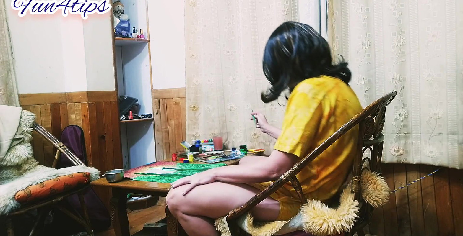 Painting And Waiting For You