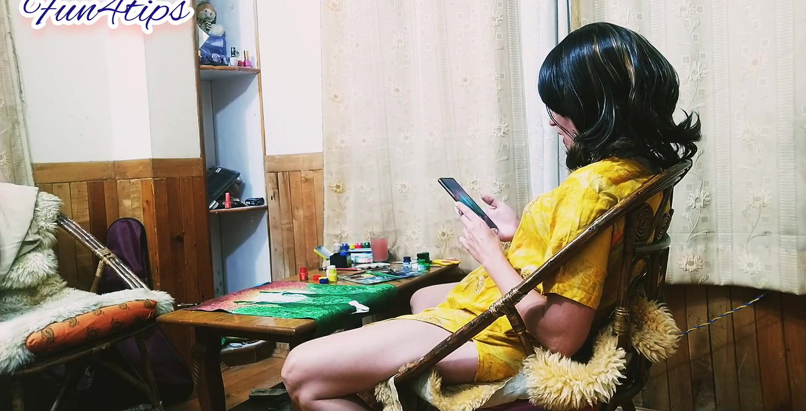 Painting And Waiting For You