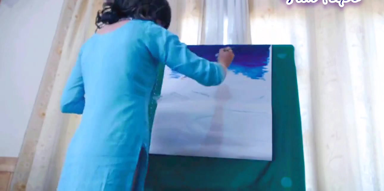 Quick Painting With Lovense Inside Pussy