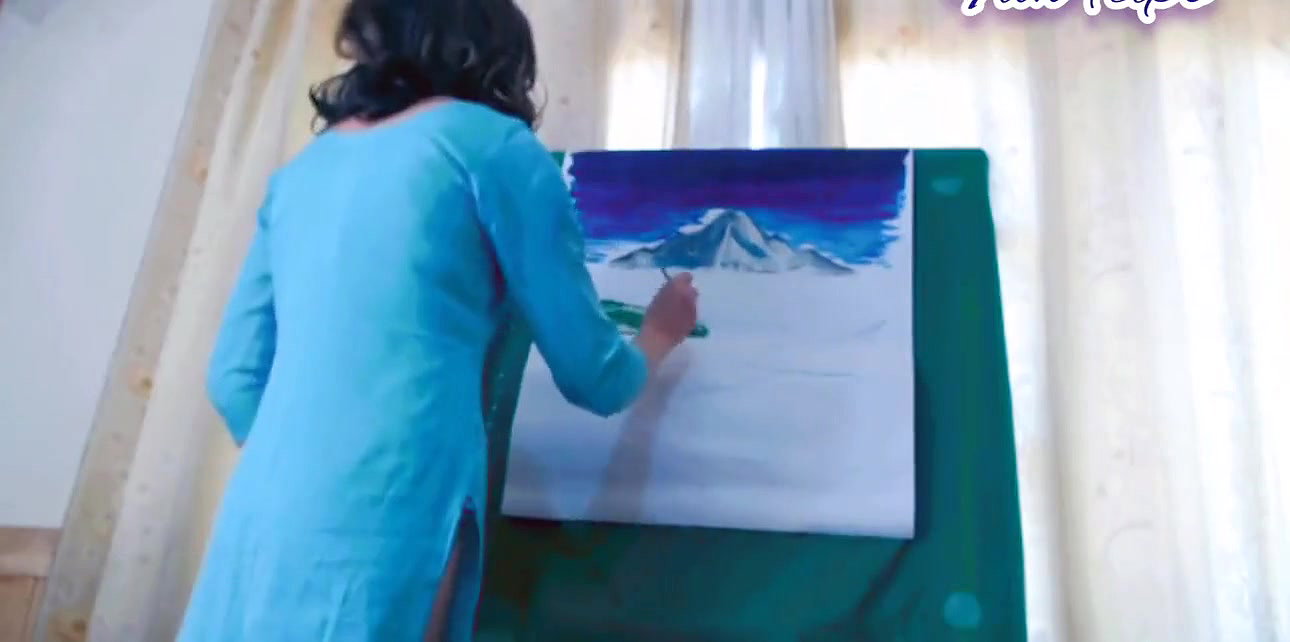 Quick Painting With Lovense Inside Pussy