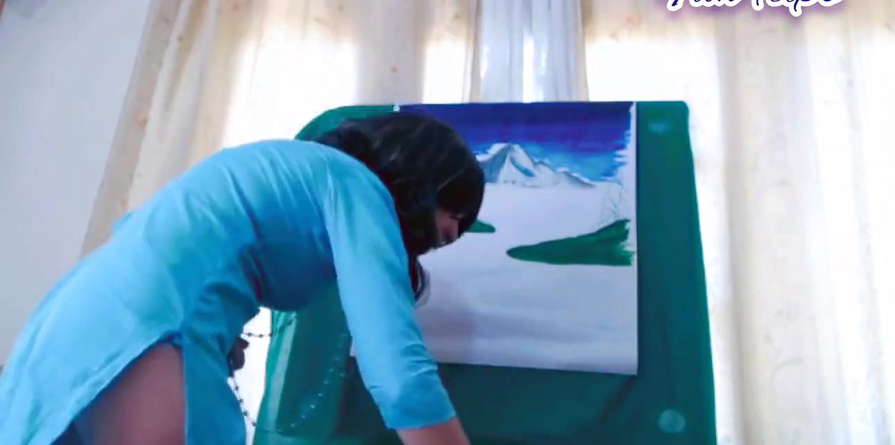 Quick Painting With Lovense Inside Pussy