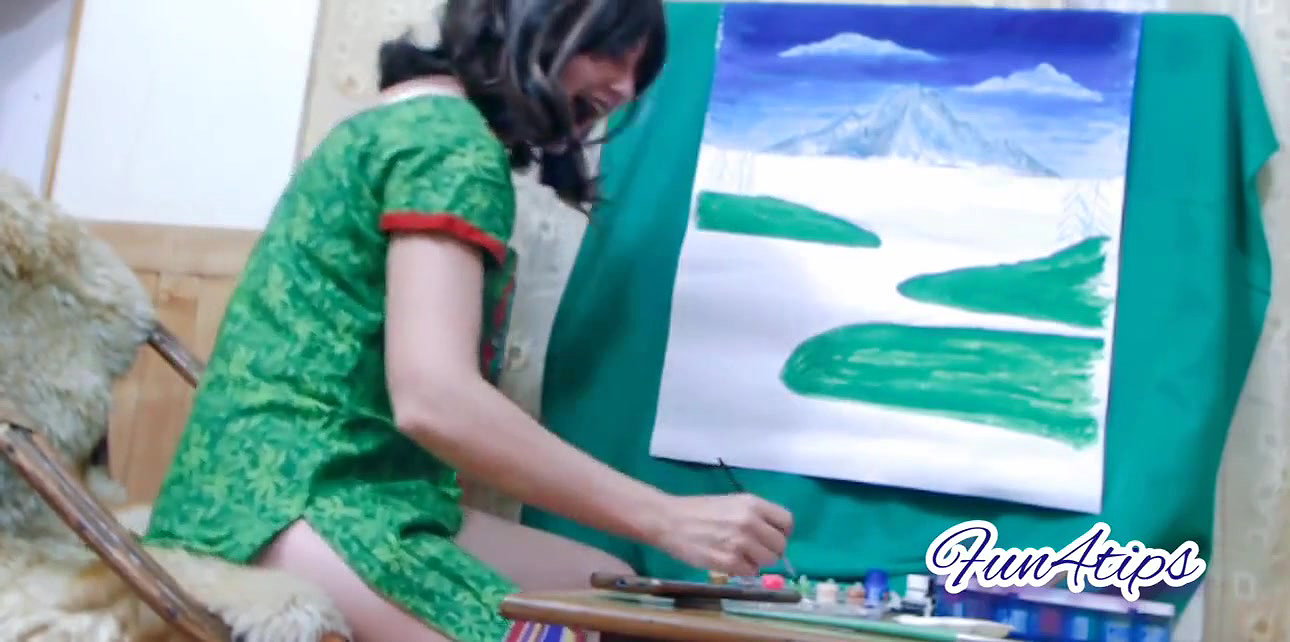 Sexy Artist Live On Camera