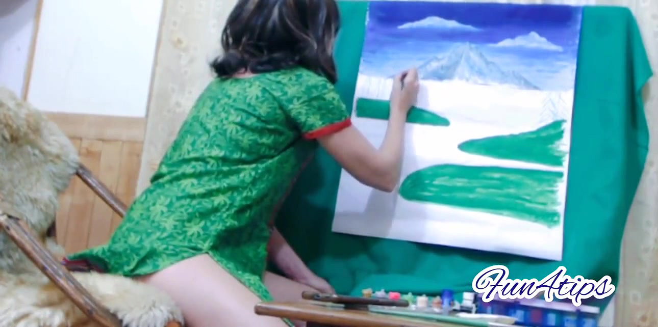 Sexy Artist Live On Camera