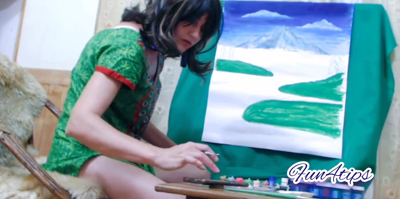 Sexy Artist Live On Camera