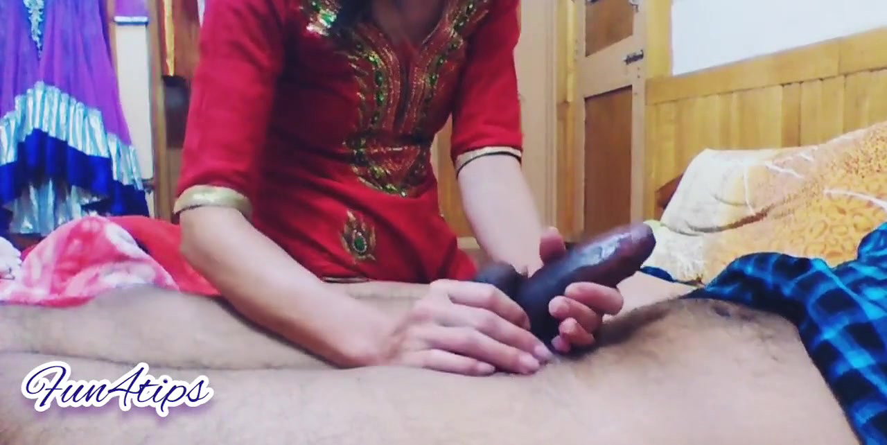 Sexy Girl Offered Cock And Balls Massage