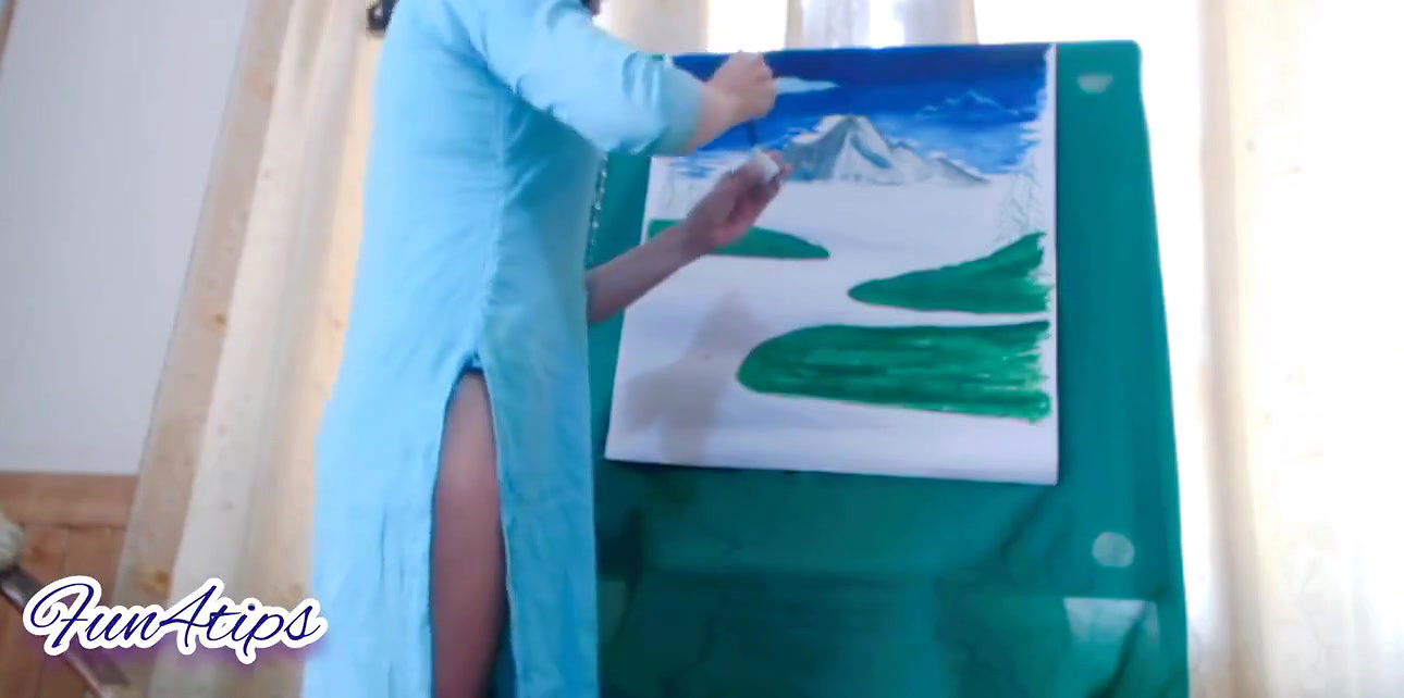 She Loves Painting And BBC