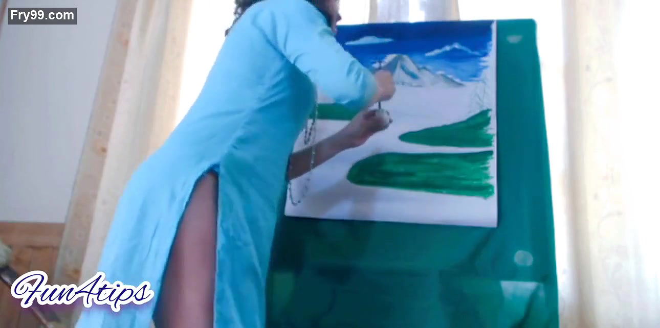 She Loves Painting And BBC