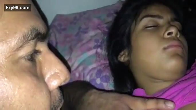 Drunken Indian GF Naked In Bed