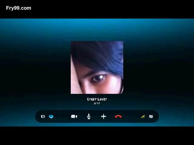 Desi Babe On Skype Chat Naked
