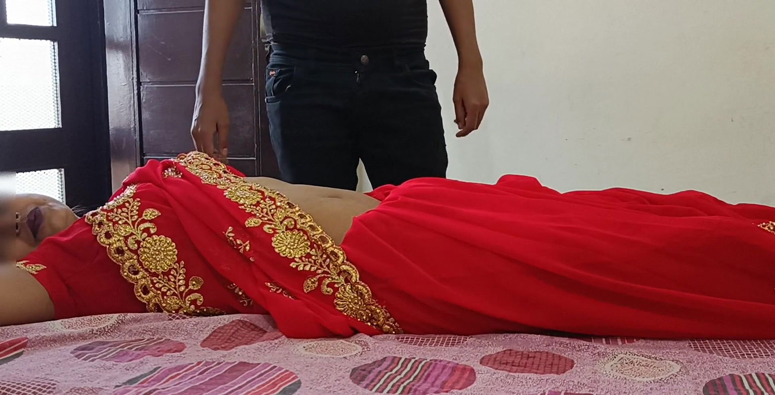 Hot indian desi village aunty was fucking with step-son on clear Hindi audio