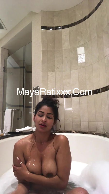 Cute girl bath