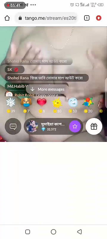 Unknown Bengali Babe Tango 121 Show