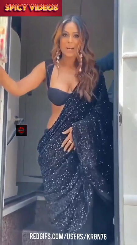 NIA SHARMA DEEP CLEAVAGE SEXY FIGURE HOTNESS