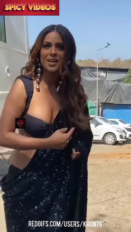 NIA SHARMA DEEP CLEAVAGE SEXY FIGURE HOTNESS
