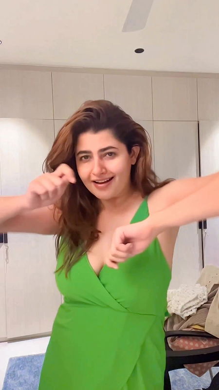 Ashima narwal milky white big boobs show