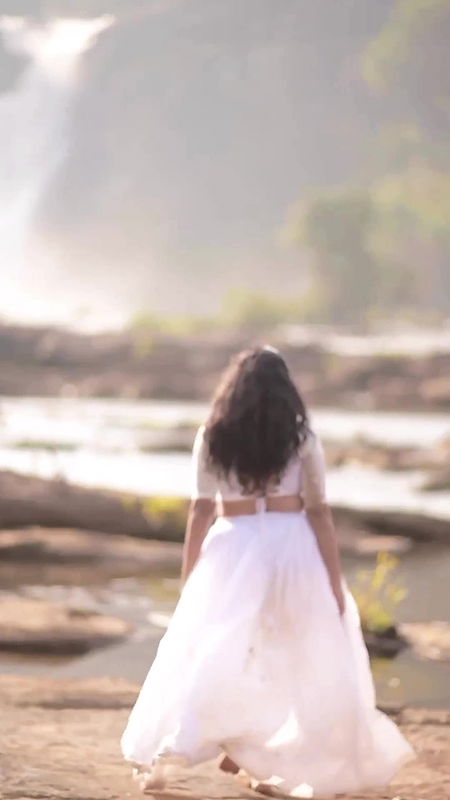 Honeyisac Sexy Jiggling big boobs in white dress