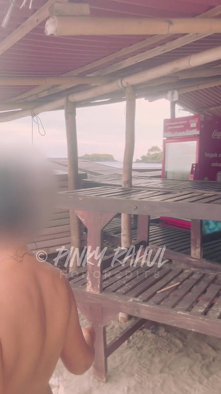 Pinky Rahul Roaming Full Naked on Beach during Day ~ Part I