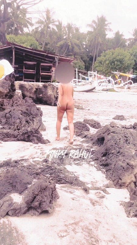 Pinky Rahul Roaming Full Naked on Beach during Day ~ Part II