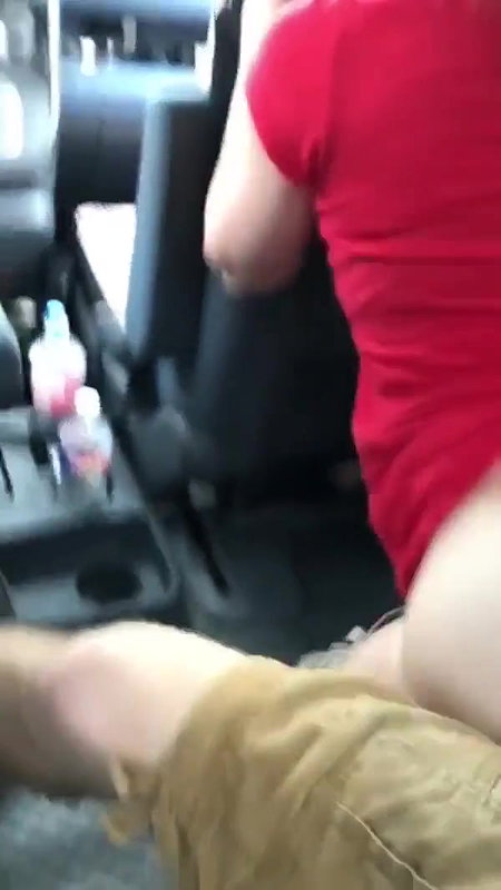 Girl In Top Banged From Behind In Back Seat Of Car
