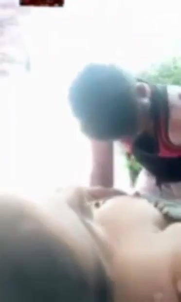 Horny lover outdoor fun sex boob Sucking