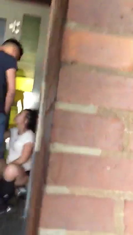 Nymphomaniac Girl Sucking Multiple Dicks Outside