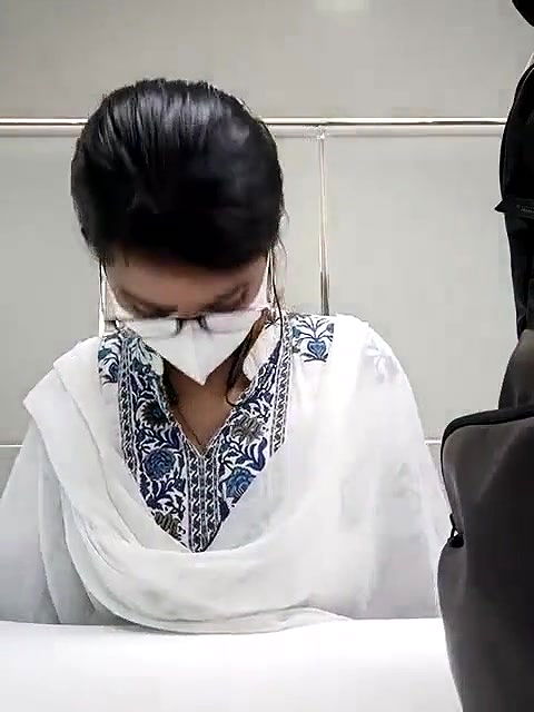 Cute Office Babe Fingering On Cam