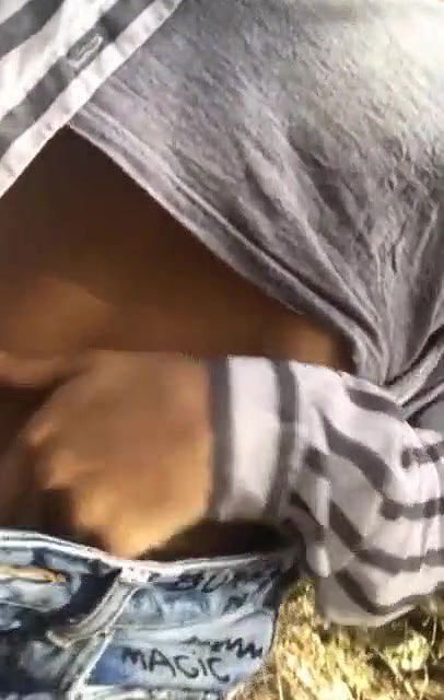 Horny Teen Cutie Flashing Her Tits and Fingering While Hiking a Nature Trail