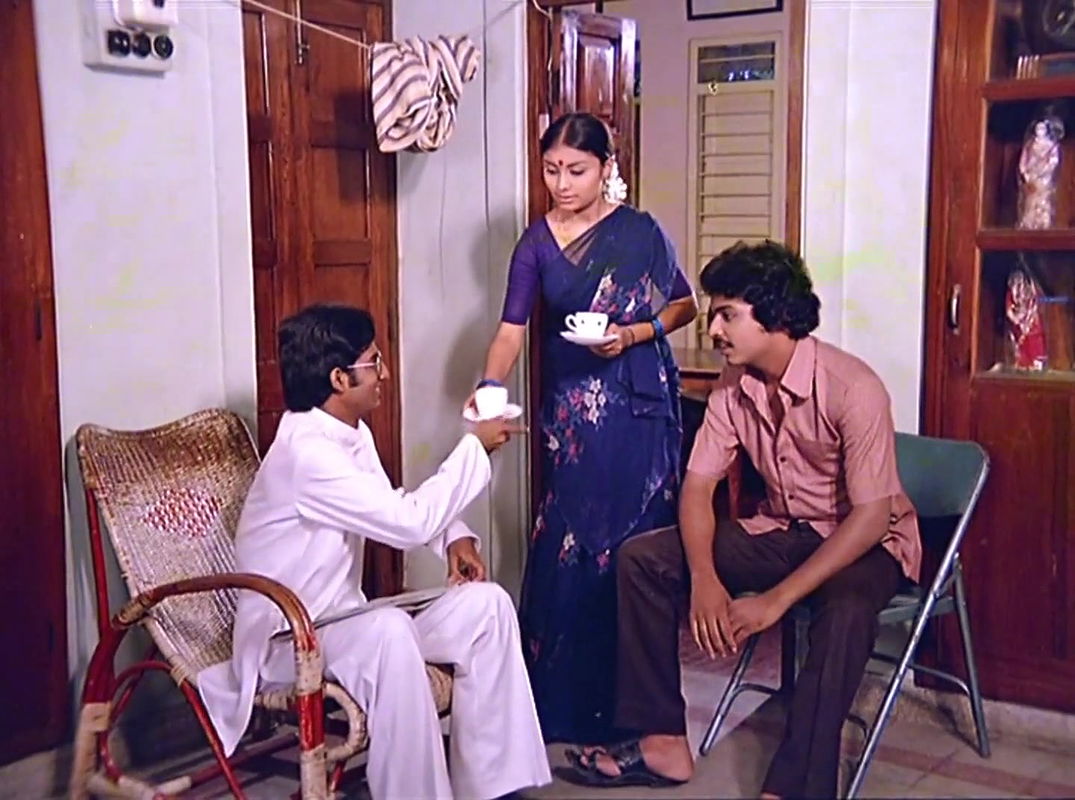 Beautiful Poornima and white bra