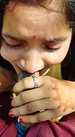 Blowjob in jungle by cute maal