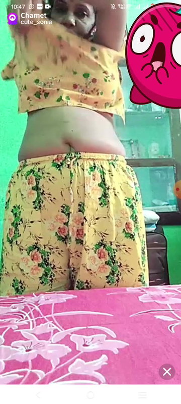 cute_sonia Showing Boob, Pussy & Asshole on PREMIUM 121 Chamet Live ~ with FACE