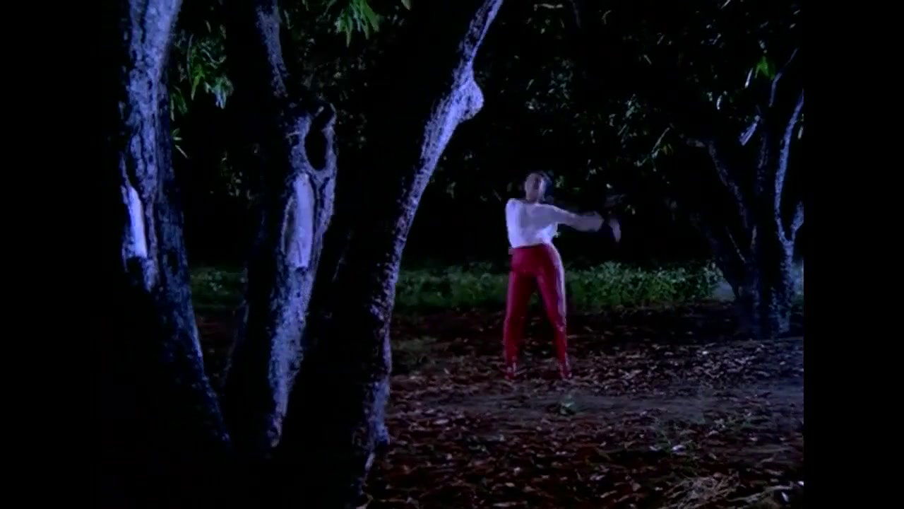 Sexy Madhuri Wet Navel Saree Rain Song