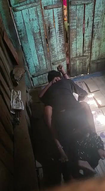 Village couple fucking, secretary recorded by someone, in end they noticed