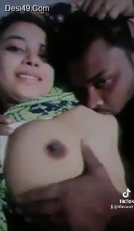 Hot Lover Sucking big boobs nipple