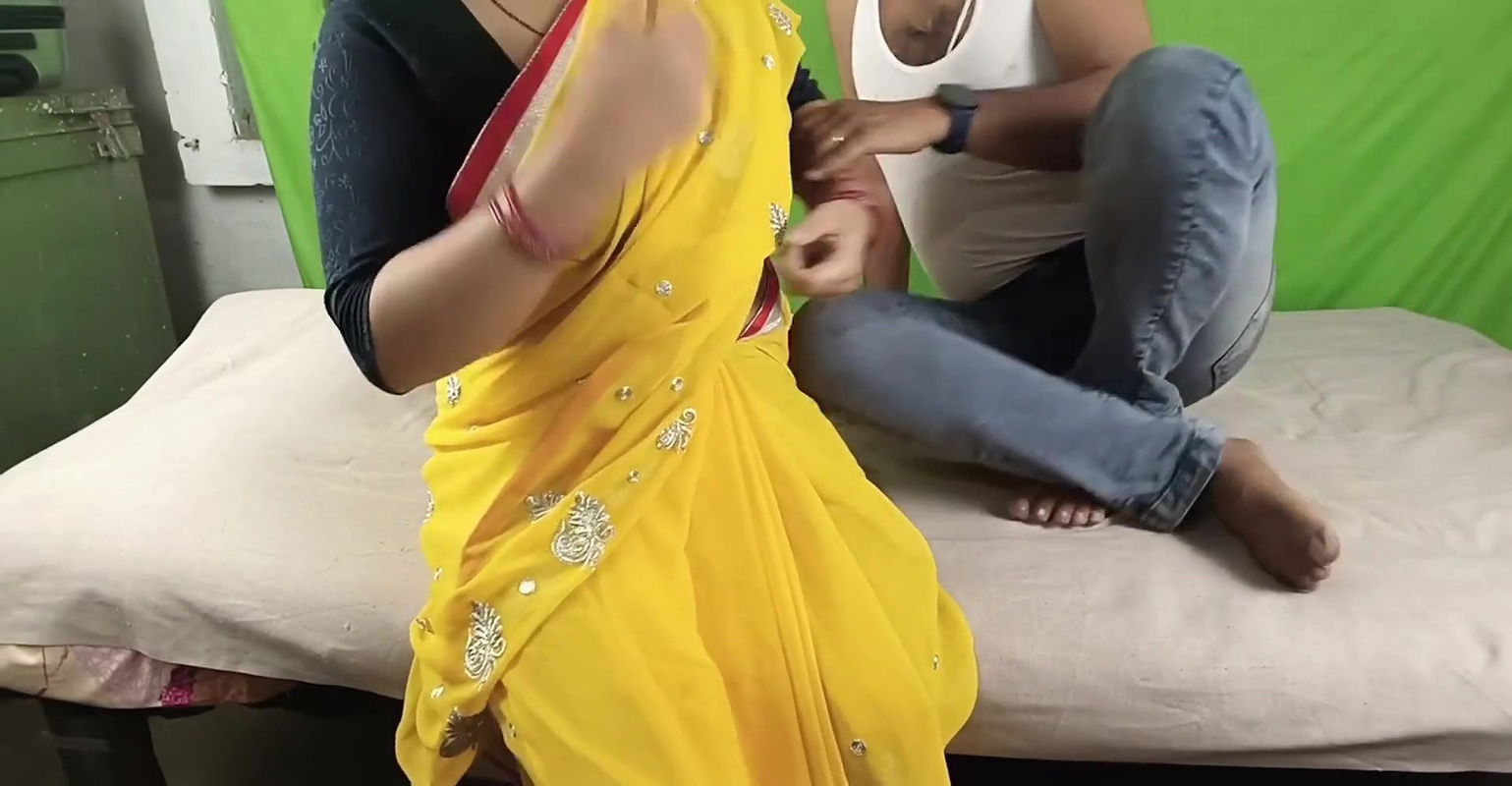 As soon as her husband left, Bhabhi celebrated her wedding night with her brother-in-law