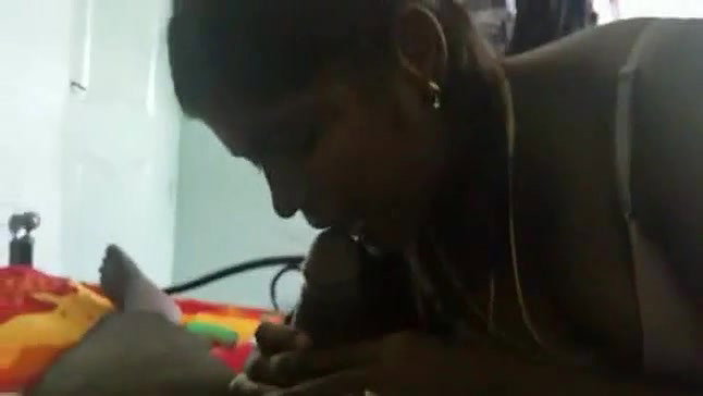 South Indian bhabhi giving blowjob