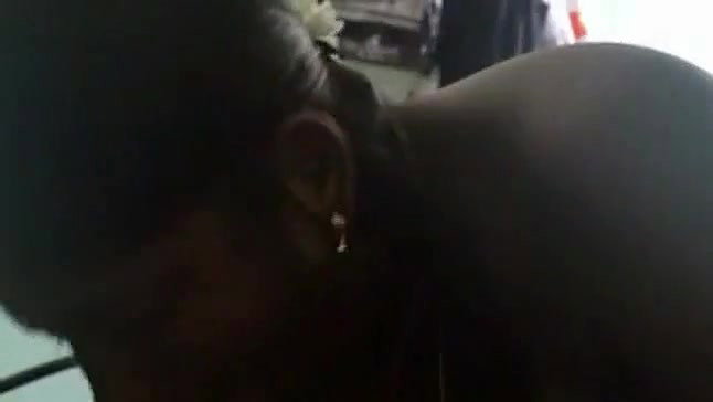 South Indian bhabhi giving blowjob