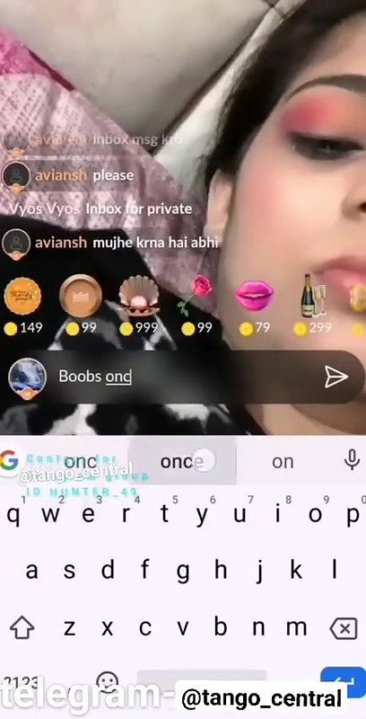 Mansi arora, Hot Insta Model, Showing Boobs & Fingering Pussy on PREMIUM Tango Live