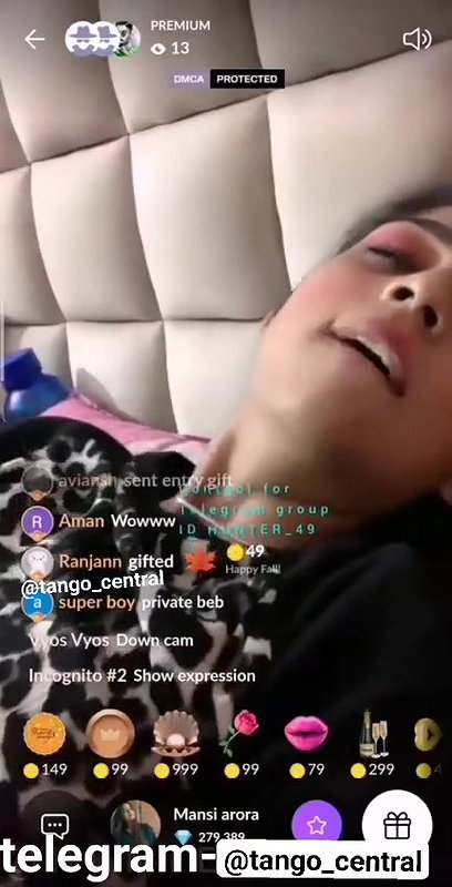 Mansi arora, Hot Insta Model, Showing Boobs & Fingering Pussy on PREMIUM Tango Live