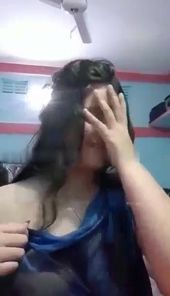 Bangla babe shy to show face during capture strip dance