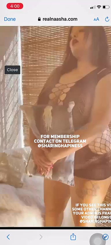 Naasha in netted dress