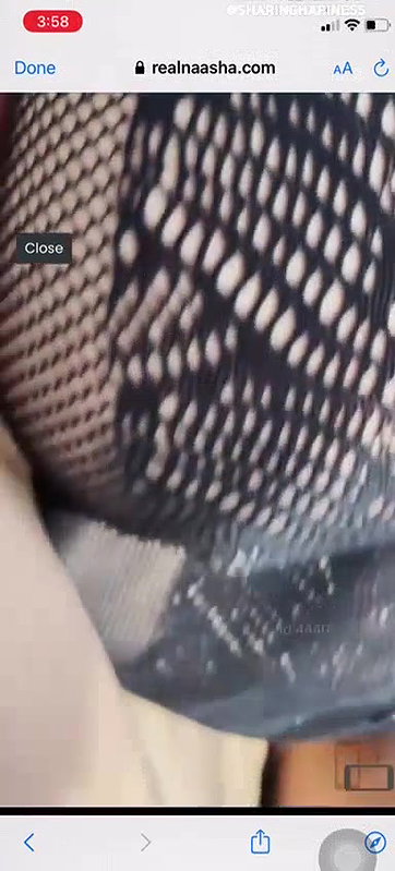 Naasha in netted dress