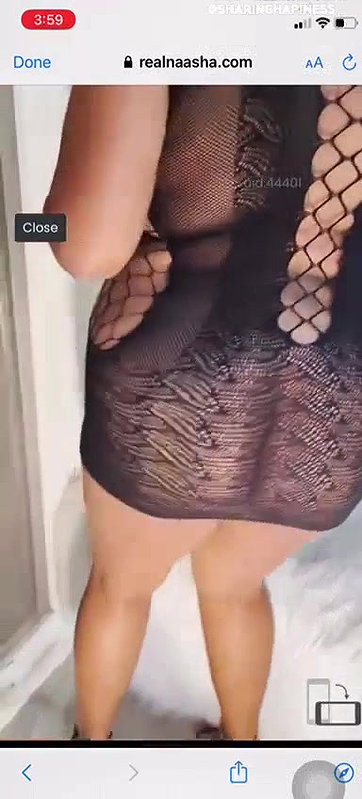 Naasha in netted dress