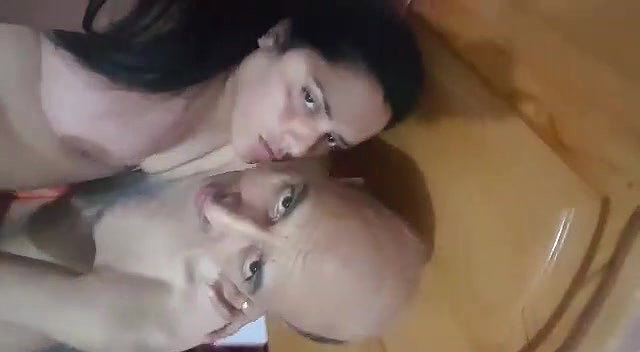 Paki Bald Guy With Neighbour Lady