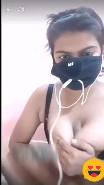 Sathi, Bengali Babe, with Big Boobs Masturbating with Brinjal on Tango Live
